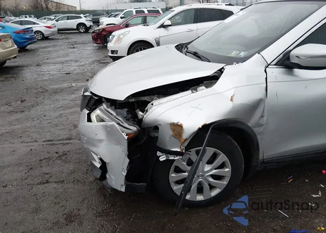 2015 Nissan Rogue S из США, поврежденный, VIN KNMAT2MT1FP585117